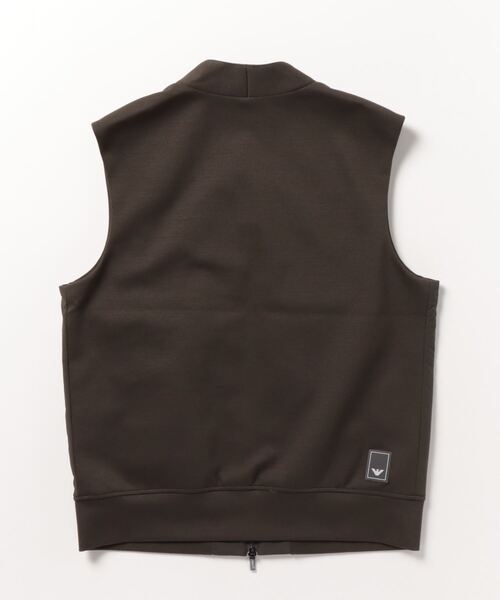 EMPORIO ARMANI（エンポリオアルマーニ）の「【エンポリオ アルマーニ】トラベルエッセンシャル ボディウォーマー テクニカルファブリック製 パディング（ダウンベスト・メンズ・ダークカーキ/ネイビー・48/50/52/54）」の3枚目の写真