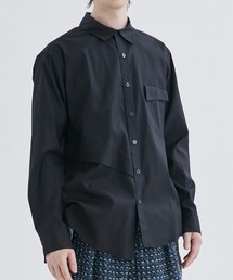 sulvam | 【sulvam/サルバム】BODY OVERLAP STAND COLLAR SHIRT(シャツ/ブラウス)