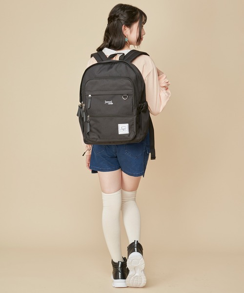 JENNI（ジェニィ）の「くしゅくしゅサイドポケットリュック（バック