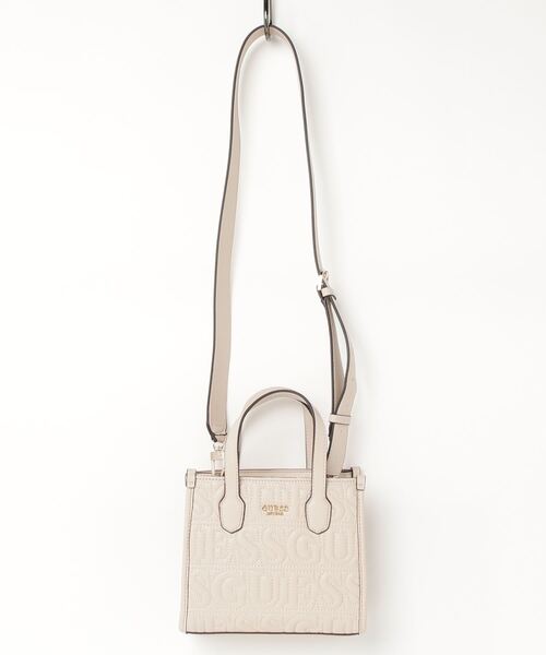 Guess(ゲス)の「SILVANA 2 Compartmnt Mini Tote(トートバッグ・レディース・ストーン・ONE SIZE)」の5枚目の写真