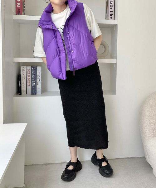 LOWRYS FARM（ローリーズファーム）の「ナカワタショートベスト 906763