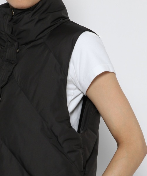 LOWRYS FARM（ローリーズファーム）の「ナカワタショートベスト  906763（ベスト・レディース・アイボリー/パープル/ブラック・FREE）」の18枚目の写真