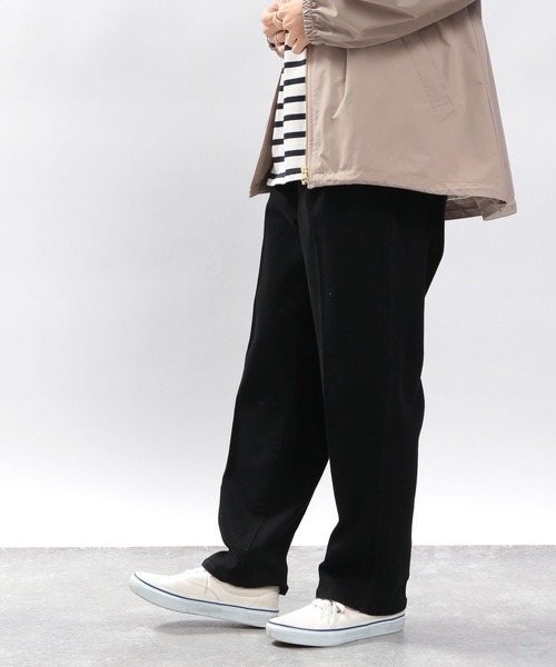 GLOBAL WORK Smile Seed Store（グローバルワーク スマイルシードストア）の「ストレッチタックテーパードデニムパンツ（デニムパンツ・レディース・ブルー系その他5/ブラック/スカイブルー・SMALL/LARGE/MEDIUM）」の7枚目の写真