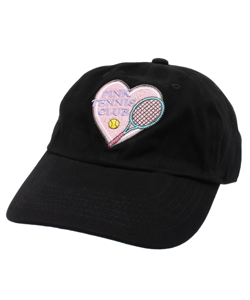 WEGO(ウィゴー)の「WEGO/PINK TENNISCLUBキャップ(キャップ・レディース・ピンク/ホワイト/ブラック・FREE)」の1枚目の写真