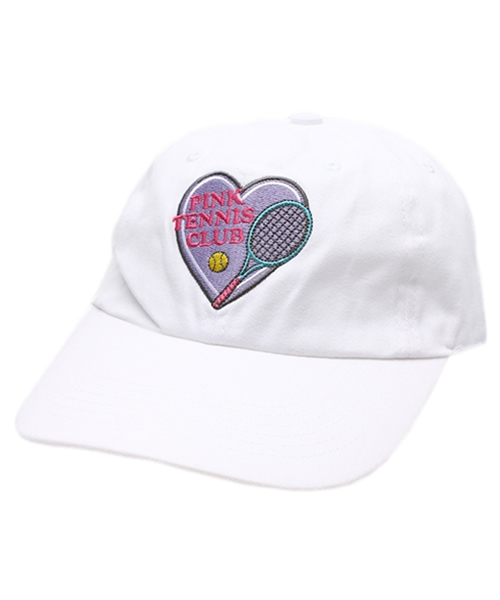 WEGO(ウィゴー)の「WEGO/PINK TENNISCLUBキャップ(キャップ・レディース・ピンク/ホワイト/ブラック・FREE)」の12枚目の写真