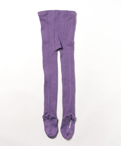 petit main（プティマイン）の「ウール混リブタイツ（ソックス/靴下・キッズ・オフホワイト/ベージュ/パープル/ブラック・90cm/100cm/110cm/120cm/130cm）」の10枚目の写真