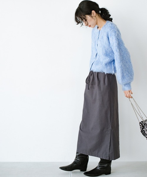 haco!（ハコ）の「猫はかぶれないからそのかわりにコレを！猫みたいにふわふわかわいい猫かぶりニットカーディガン（カーディガン/ボレロ・レディース・ライム/ピンク/ライトブルー・MEDIUM/LARGE/X-LARGE/SMALL）」の16枚目の写真