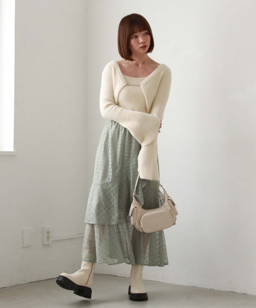 archives(アルシーヴ)の「マルチポケットHOBOバッグ(ハンドバッグ・レディース・ブラック/ピンクベージュ/アイボリー・FREE)」の16枚目の写真