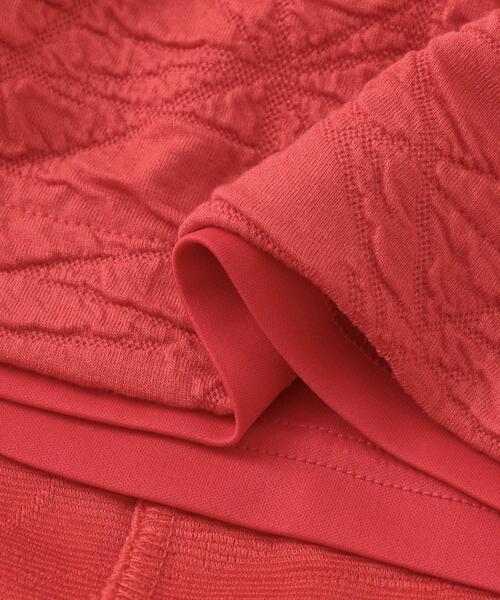 SENSE OF PLACE by URBAN RESEARCH（センスオブプレイスバイアーバンリサーチ）の「フクレジャガードナロースカート（スカート・レディース・レッド/ブラック/アイボリー・ONE）」の10枚目の写真