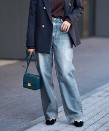 《追加》【upper hights/アッパーハイツ】別注 THE HIM ワイドストレートデニム