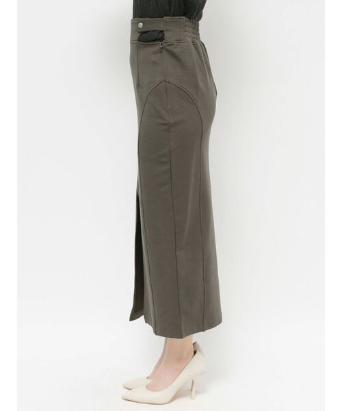 RESEXXY(リゼクシー)の「サイドオープン裏毛タイトスカート(スカート・レディース・ピンク/チャコールグレー/ブラック・FREE)」の19枚目の写真