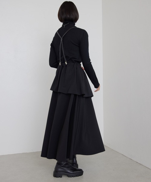 ear PAPILLONNER（イアパピヨネ）の「アシメフリルスカート【SUM1 STYLE(スミスタイル)】（スカート・レディース・ブルー/ブラック・FREE）」の15枚目の写真