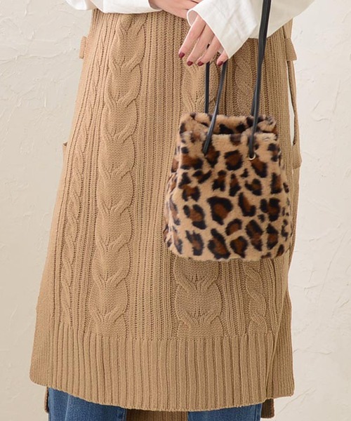 anown(アノン)の「レオパード柄フェイクファーバッグ(ショルダーバッグ・レディース・レオパード・FREE)」の6枚目の写真