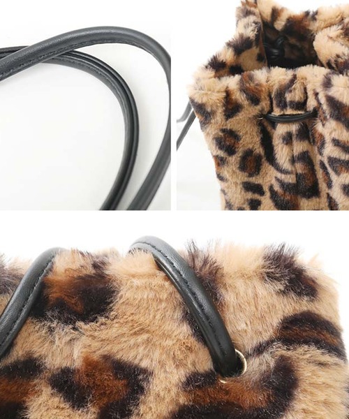 anown(アノン)の「レオパード柄フェイクファーバッグ(ショルダーバッグ・レディース・レオパード・FREE)」の7枚目の写真