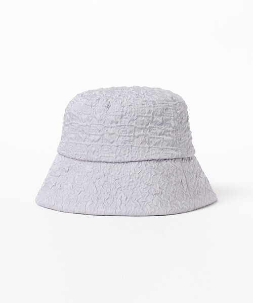 Ray BEAMS（レイビームス）の「バンピー バケット ハット（ハット・レディース・ブラック/ライトグレー・ONE SIZE）」の3枚目の写真