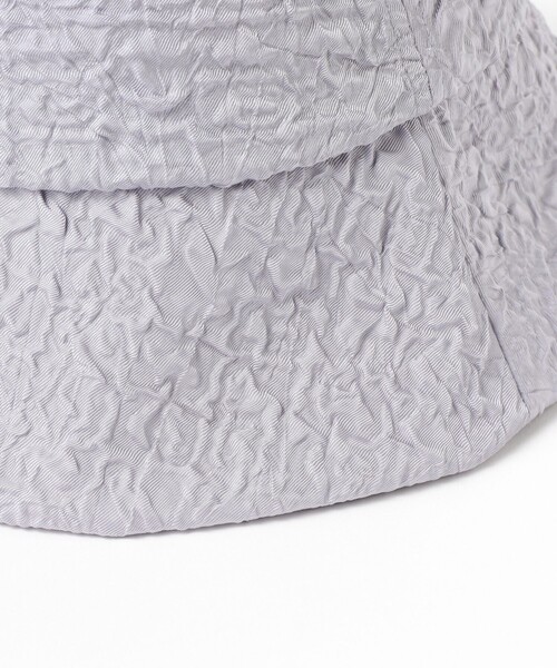 Ray BEAMS（レイビームス）の「バンピー バケット ハット（ハット・レディース・ブラック/ライトグレー・ONE SIZE）」の9枚目の写真