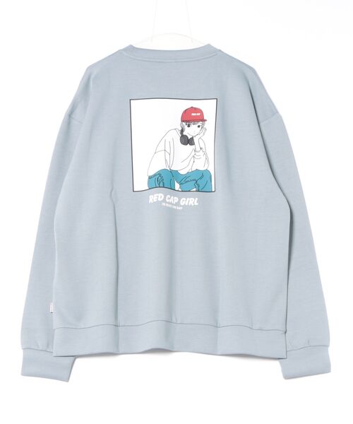 セール】Red Cap Girl Cardboard Knit Sweat shirts/レッドキャップ
