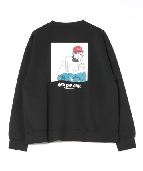 セール】Red Cap Girl Cardboard Knit Sweat shirts/レッドキャップ