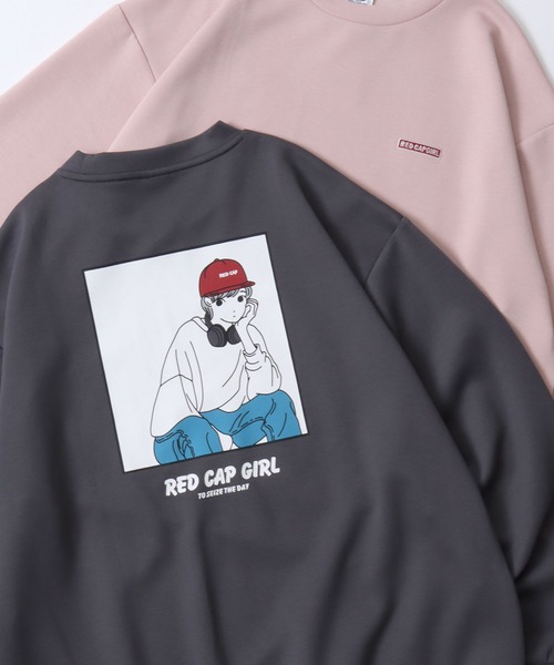 セール】2025AW新柄 Red Cap Girl Cardboard Knit Sweat shirts/レッド