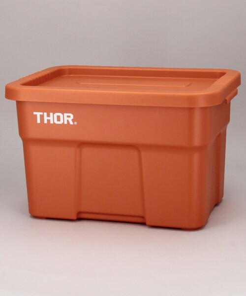 Detail（ディテール）の「Detail/ディテール LARGE TOTES LID 22L / ソー ラージトートウィズリッド 収納ボックス フタ付き 22L（収納グッズ・メンズ・ブラック/オリーブ/ライトグレー/キャメル/オレンジ・ONE SIZE）」の5枚目の写真