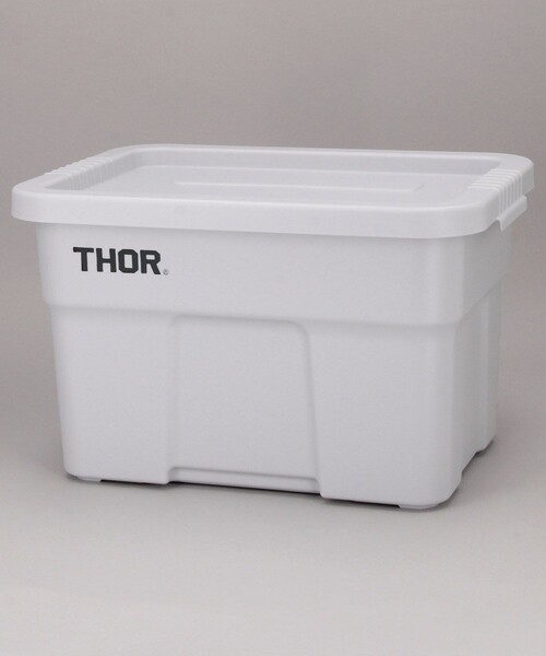 Detail（ディテール）の「Detail/ディテール LARGE TOTES LID 22L / ソー ラージトートウィズリッド 収納ボックス フタ付き 22L（収納グッズ・メンズ・ブラック/オリーブ/ライトグレー/キャメル/オレンジ・ONE SIZE）」の2枚目の写真