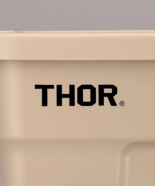 Detail（ディテール）の「Detail/ディテール LARGE TOTES LID 22L / ソー ラージトートウィズリッド 収納ボックス フタ付き 22L（収納グッズ・メンズ・ブラック/オリーブ/ライトグレー/キャメル/オレンジ・ONE SIZE）」の7枚目の写真