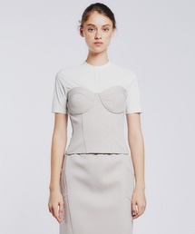 ESSENTIAL（エッセンシャル）の「ダンボールニットブラトップビスチェ（チューブトップ）」