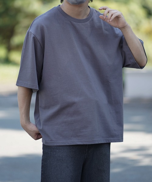 molk】ルーズシルエットベーシックコットンTシャツ（Tシャツ