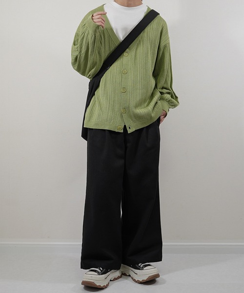 molk（モルク）の「【molk】ルーズシルエットベーシックコットンTシャツ（Tシャツ/カットソー・メンズ・ホワイト/チャコールグレー/ライトグレー/ホワイト×ネイビー・S/L/M）」の17枚目の写真