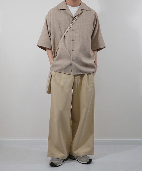 molk（モルク）の「【molk】ルーズシルエットベーシックコットンTシャツ（Tシャツ/カットソー・メンズ・ホワイト/チャコールグレー/ライトグレー/ホワイト×ネイビー・S/L/M）」の8枚目の写真