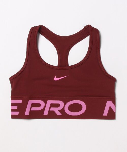 NIKE(ナイキ)の「《NIKEアパレル》ナイキ YTH ガールズ スウッシュ PRO ブラ(スポーツブラ・キッズ・グリーン/レッド系その他・160/130/140/150)」の1枚目の写真