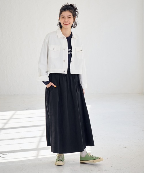 ROPE' PICNIC（ロペピクニック）の「CALINE×ROPE' PICNIC/メッセージロゴアソートロンT（Tシャツ/カットソー・レディース・ホワイト/ネイビー/ピンク・38）」の13枚目の写真