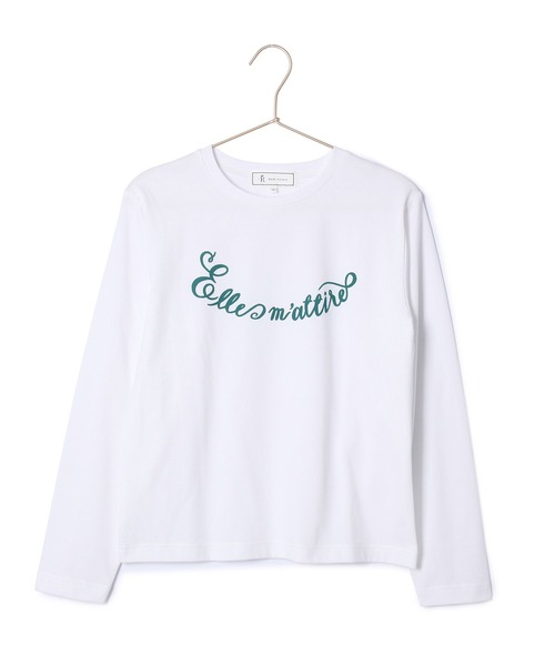 ROPE' PICNIC（ロペピクニック）の「CALINE×ROPE' PICNIC/メッセージロゴアソートロンT（Tシャツ/カットソー・レディース・ホワイト/ネイビー/ピンク・38）」の21枚目の写真