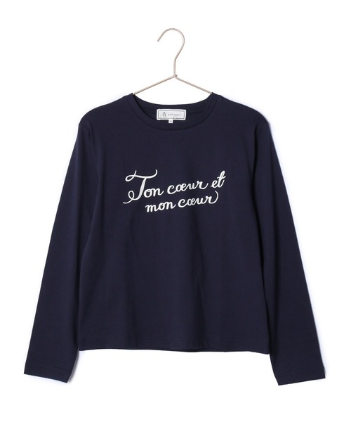 ROPE' PICNIC（ロペピクニック）の「CALINE×ROPE' PICNIC/メッセージロゴアソートロンT（Tシャツ/カットソー・レディース・ホワイト/ネイビー/ピンク・38）」の22枚目の写真