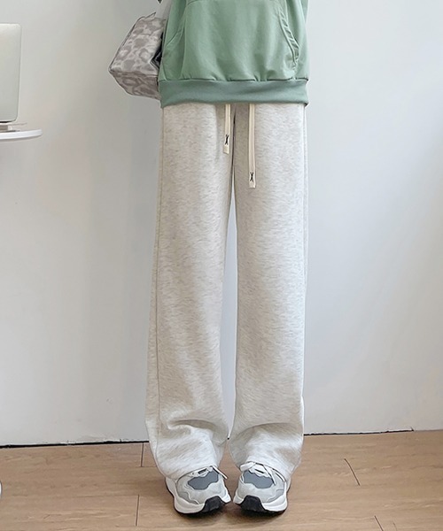 Miniministore（ミニミニストア）の「スウェットパンツ レディース 韓国風（スウェットパンツ・レディース・ブラック/チャコールグレー/ライトグレー/ホワイト/グリーン・XL/M/2XL/L/S）」の10枚目の写真