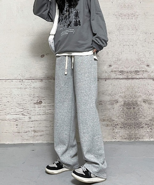 Miniministore（ミニミニストア）の「スウェットパンツ レディース 韓国風（スウェットパンツ・レディース・ブラック/チャコールグレー/ライトグレー/ホワイト/グリーン・XL/M/2XL/L/S）」の14枚目の写真