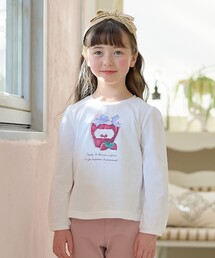 ANY（エニィ）の「【チェリーベリーシリーズ】フルーツジャム 長袖 Tシャツ（Tシャツ/カットソー・キッズ）」