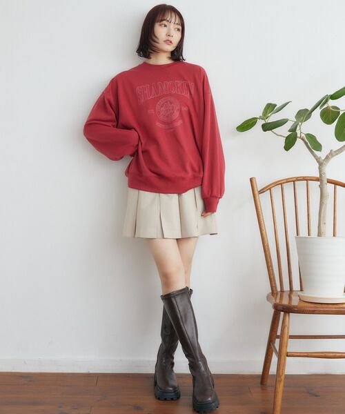 RETRO GIRL（レトロガール）の「ステッチ刺繍トレーナー