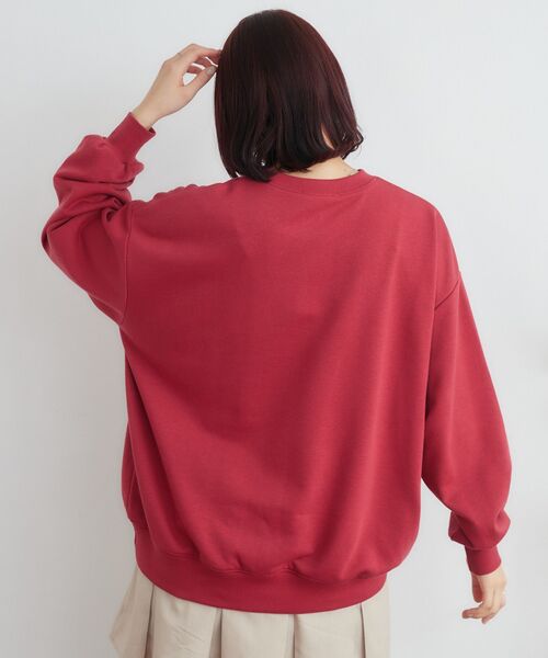 RETRO GIRL(レトロガール)の「ステッチ刺繍トレーナー(スウェット・レディース・レッド/ダークブルー/ホワイト系その他・FREE)」の21枚目の写真