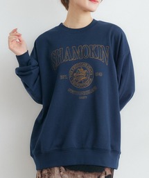 RETRO GIRL | ステッチ刺繍トレーナー(スウェット)