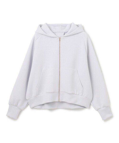 美品★近年モデル★UNFILO アンフィーロ パーカー ナイロン フリル XL黒 BEAUTY FORM JERSEY ZIPパーカー（パーカー）｜UNFILO