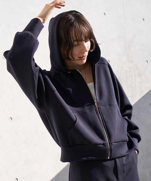 新商品】 SUKALA ダブルエアー zip フーディー パーカー LAVA