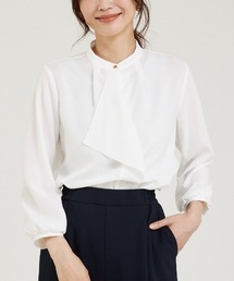 ジョーゼットフリルブラウス/セミオケ