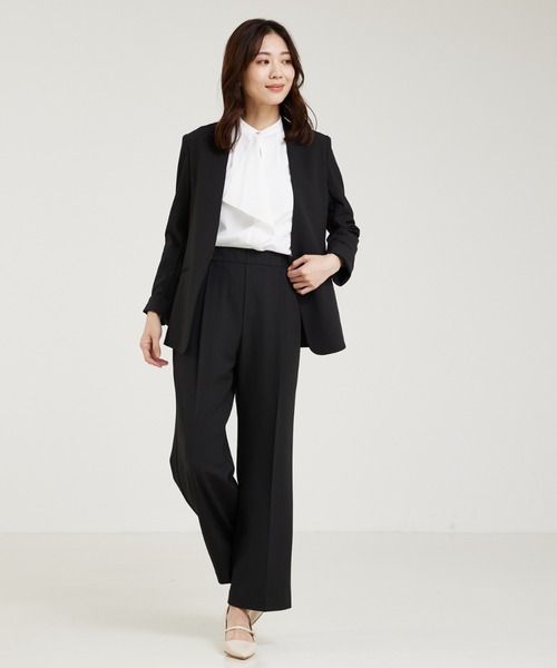 abahouse mavie(アバハウスマヴィ)の「ジョーゼットフリルブラウス/セミオケ(シャツ/ブラウス・レディース・ダークネイビー/オフホワイト/ホワイト・フリー)」の21枚目の写真