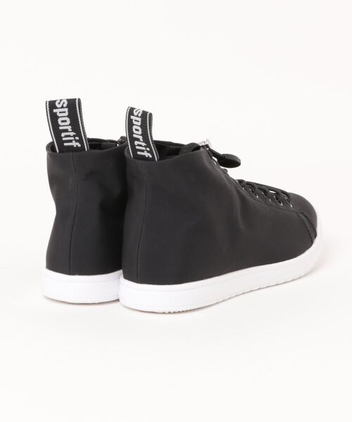 le coq sportif(ルコックスポルティフ)の「《le coq sportif》LA アルマ MID II T+R(レインシューズ・レディース・グレー/ネイビー/ブラック・23.0cm/24.0cm/25.0cm)」の4枚目の写真