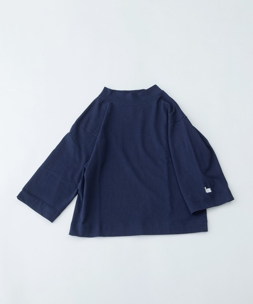 USコットンボトルネック7分袖 USコットンボトルネック7分袖（Tシャツ/カットソー）｜nop de