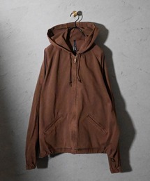 Ritzy（リッツィー）の「綿ツイル硫化染め フードジャケット（ブルゾン）」