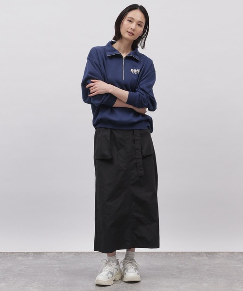 LAKOLE(ラコレ)の「ロゴハーフジッププルオーバー / 106409(スウェット・レディース・ライトブルー/オートミール/グレー/ネイビー・SMALL/MEDIUM)」の17枚目の写真