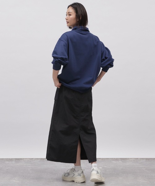 LAKOLE(ラコレ)の「ロゴハーフジッププルオーバー / 106409(スウェット・レディース・ライトブルー/オートミール/グレー/ネイビー・SMALL/MEDIUM)」の19枚目の写真