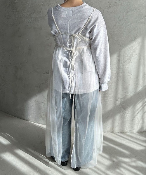 feepur(フェピュール)の「チュールレイヤードマルチワンピース(ワンピース・レディース・アイボリー/ブラック・MEDIUM)」の17枚目の写真